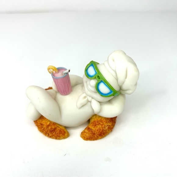 Vtg 1997 Danbury Mint Pillsbury Doughboy Calendar Month August Figure Sunglasses - Picture 5 of 10